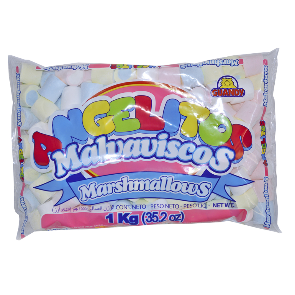 Marshmallow Angelitos jumbo bicolor 1000g