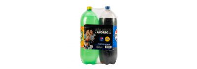 Refresco gaseoso 2 pack Pepsi 3000ml y Milory 3000ml