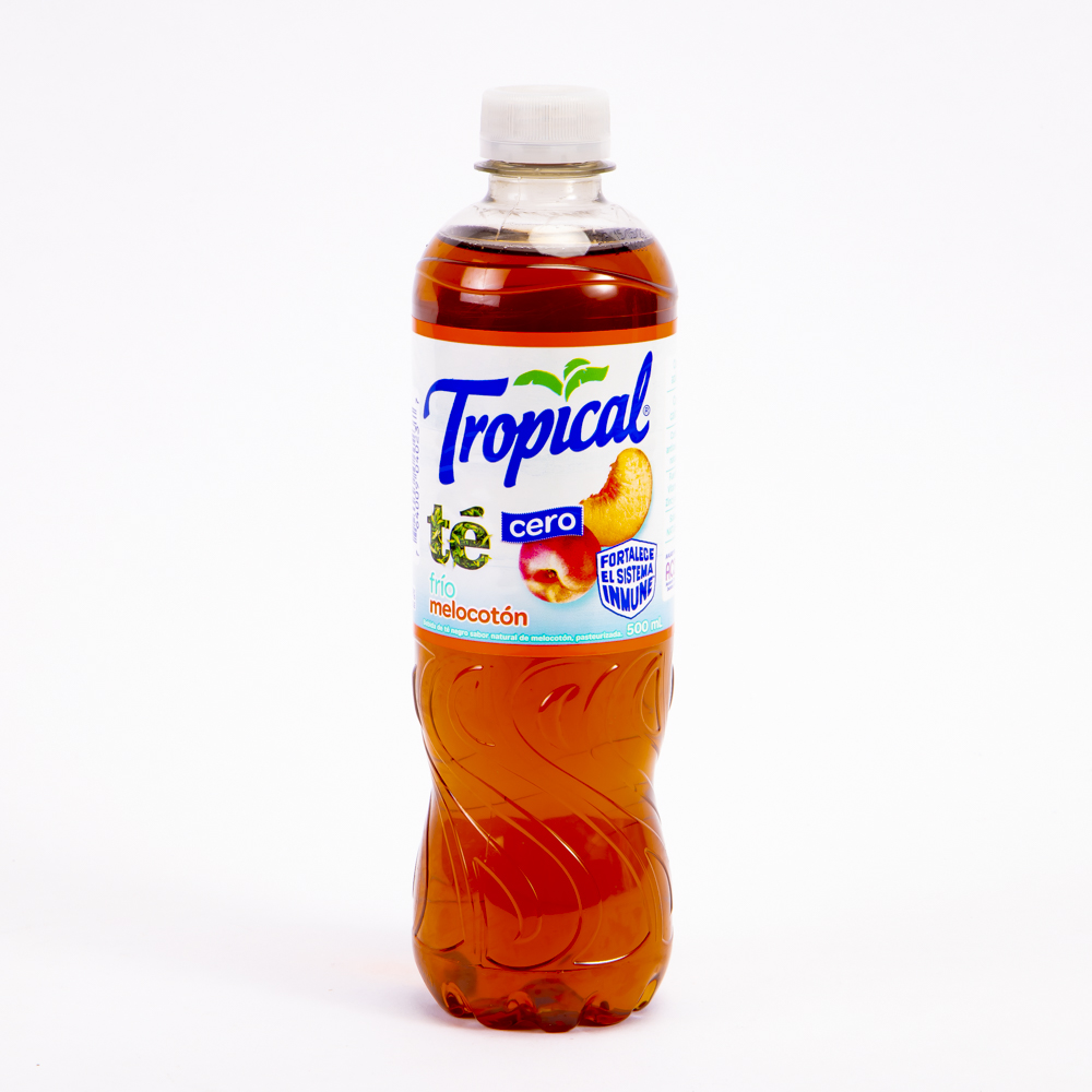 Refresco Trópical té melocotón cero 500ml