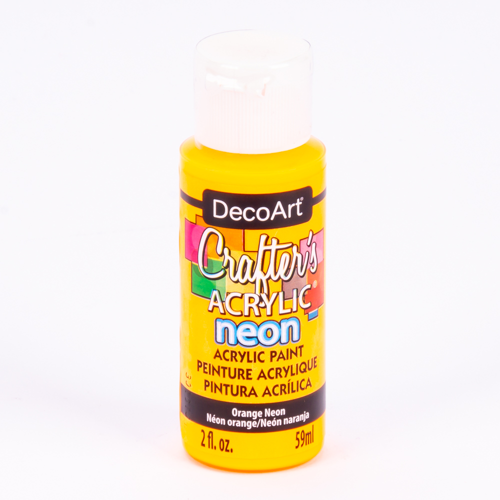 Pintura acrílico Decoart anaranjado neón 59ml