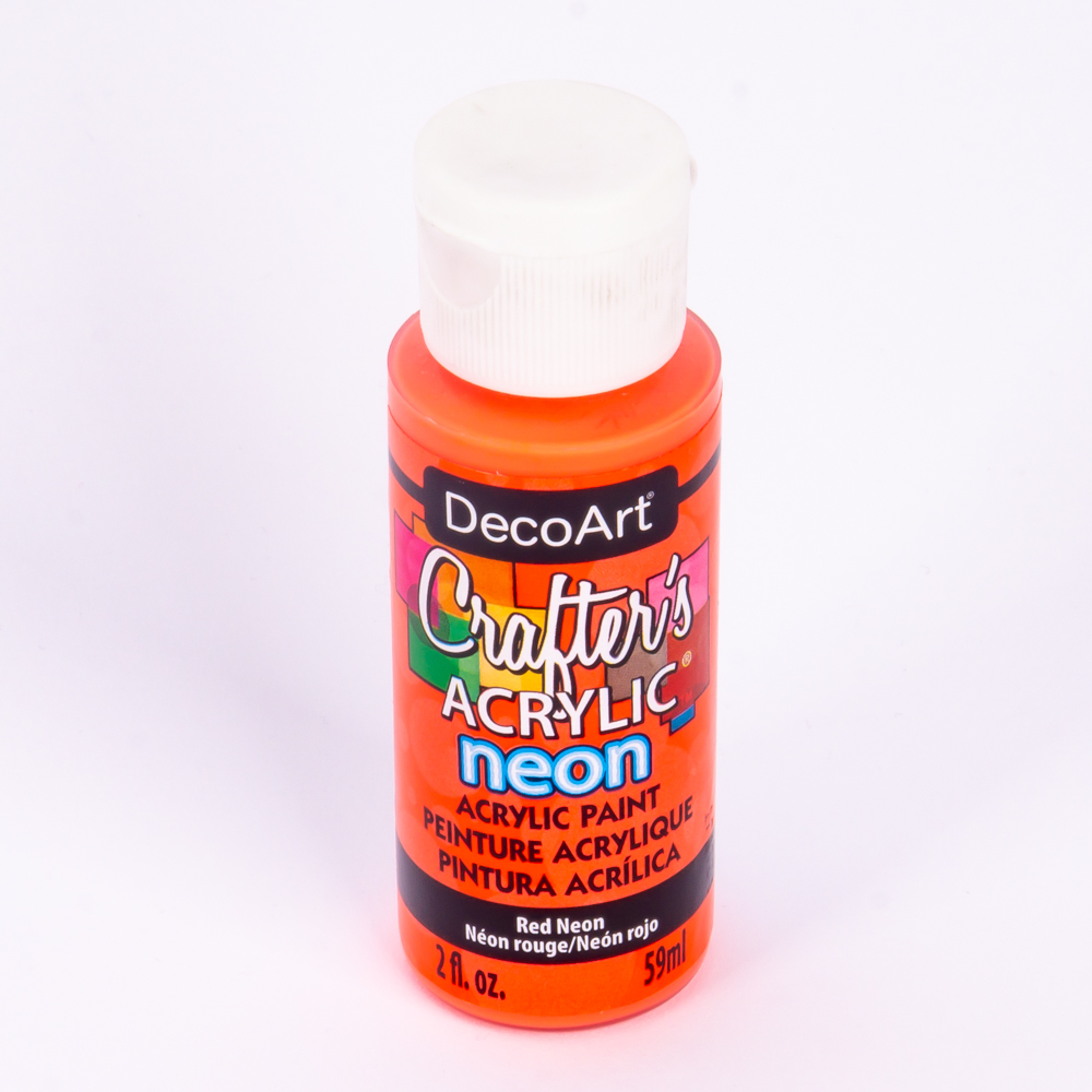 Pintura acrílico Decoart rojo neón 59ml