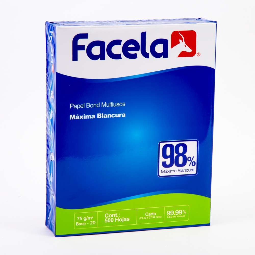 Resma de papel Facela carta 500h