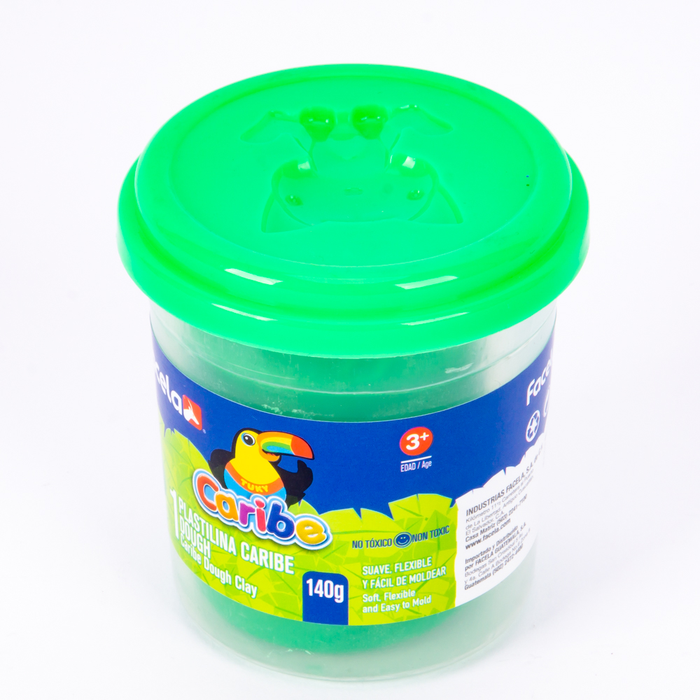 Plastilina Facela caribe doughgrande verde 140g