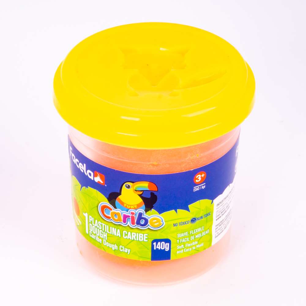 Plastilina Facela caribe doughgrande naranja 140g