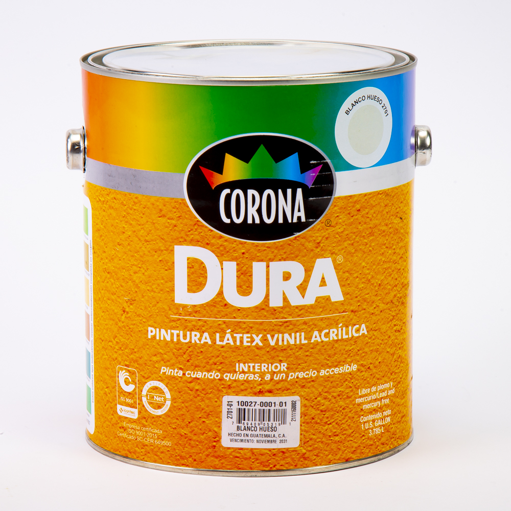 Pintura Dura látex blanco hueso