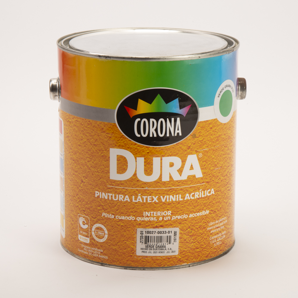 Pintura Dura látex verde grama