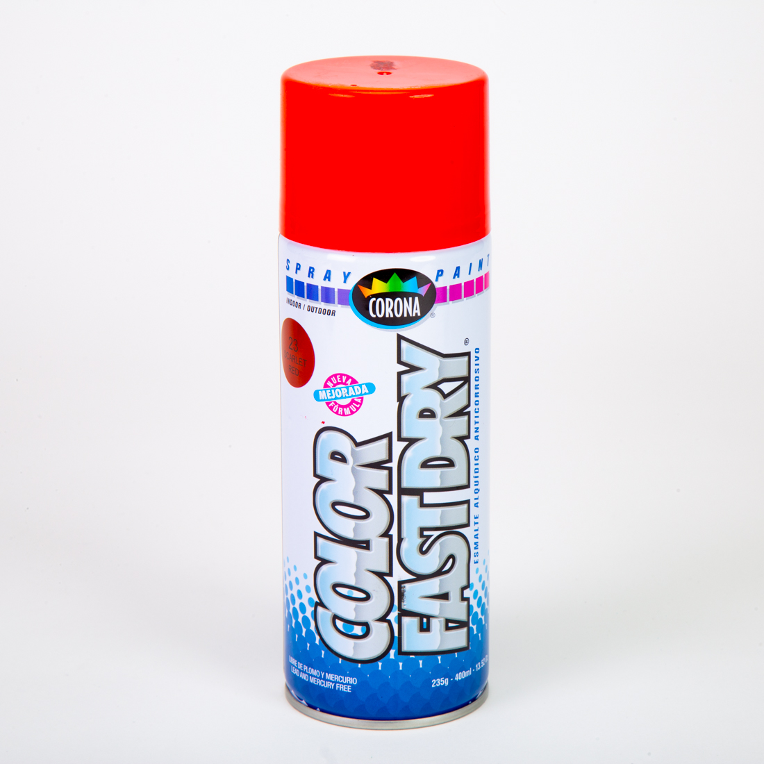 Pintura spray rojo scarlet