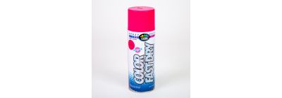 Pintura spray rosado fluorescente