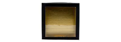 Caja ventana acetato negro