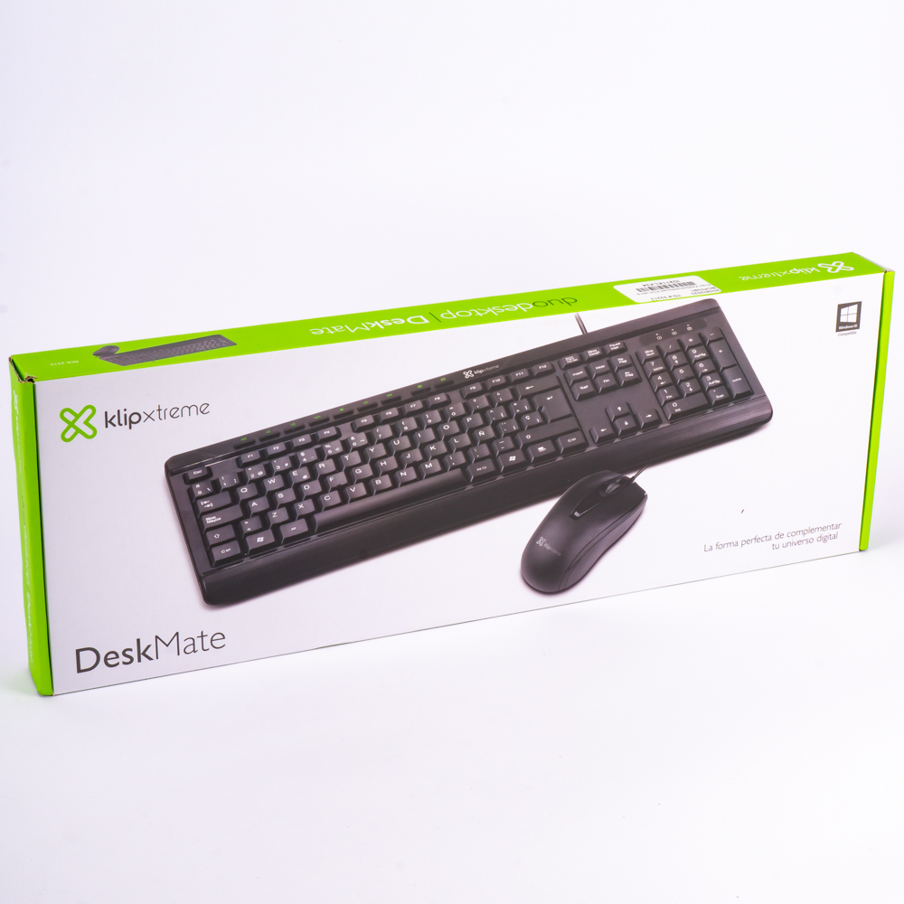 Set teclado y mouse Klip X-treme combo cableado kck-251s