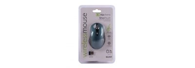 Mouse USB silencioso azul