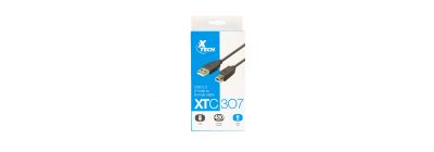 Cable Xtech USB 2.0 a/b negro