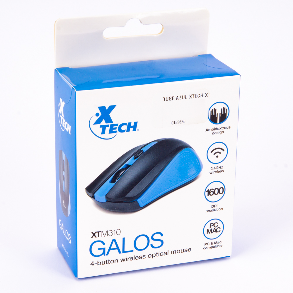 Mouse azul X-tech xtm-310bl