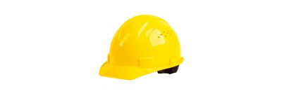 Casco ventilado amarillo