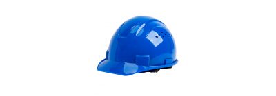 Casco ventilado azul
