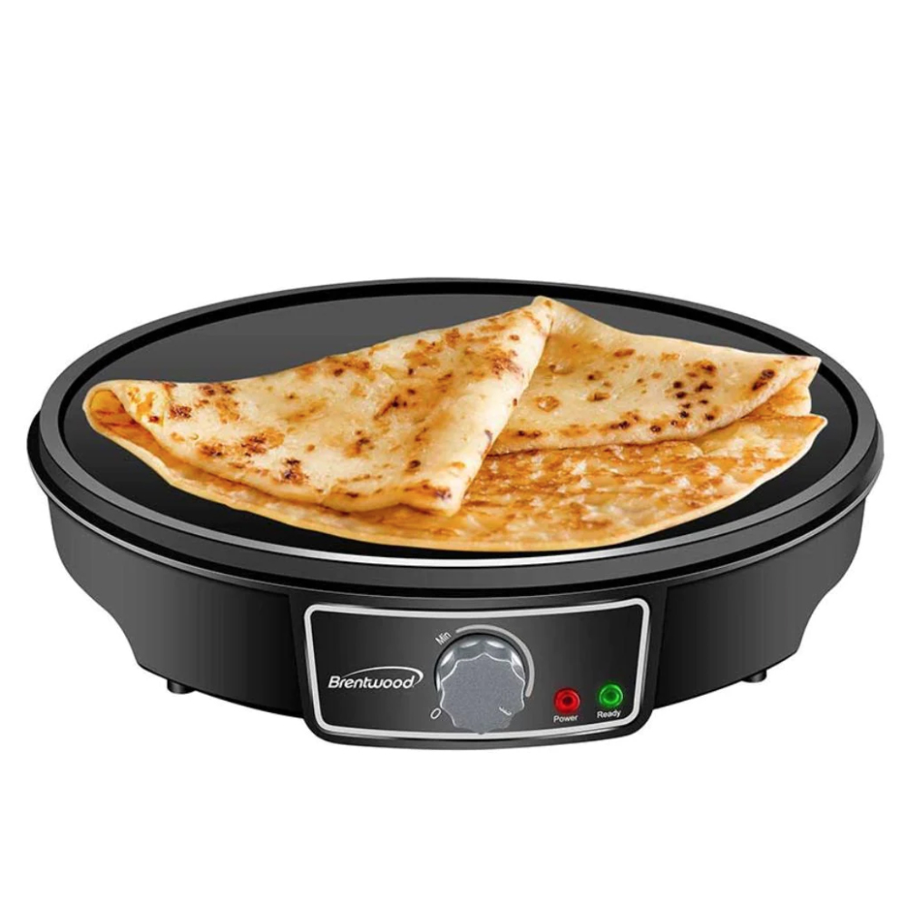 Plancha crepes y pancakes negro
