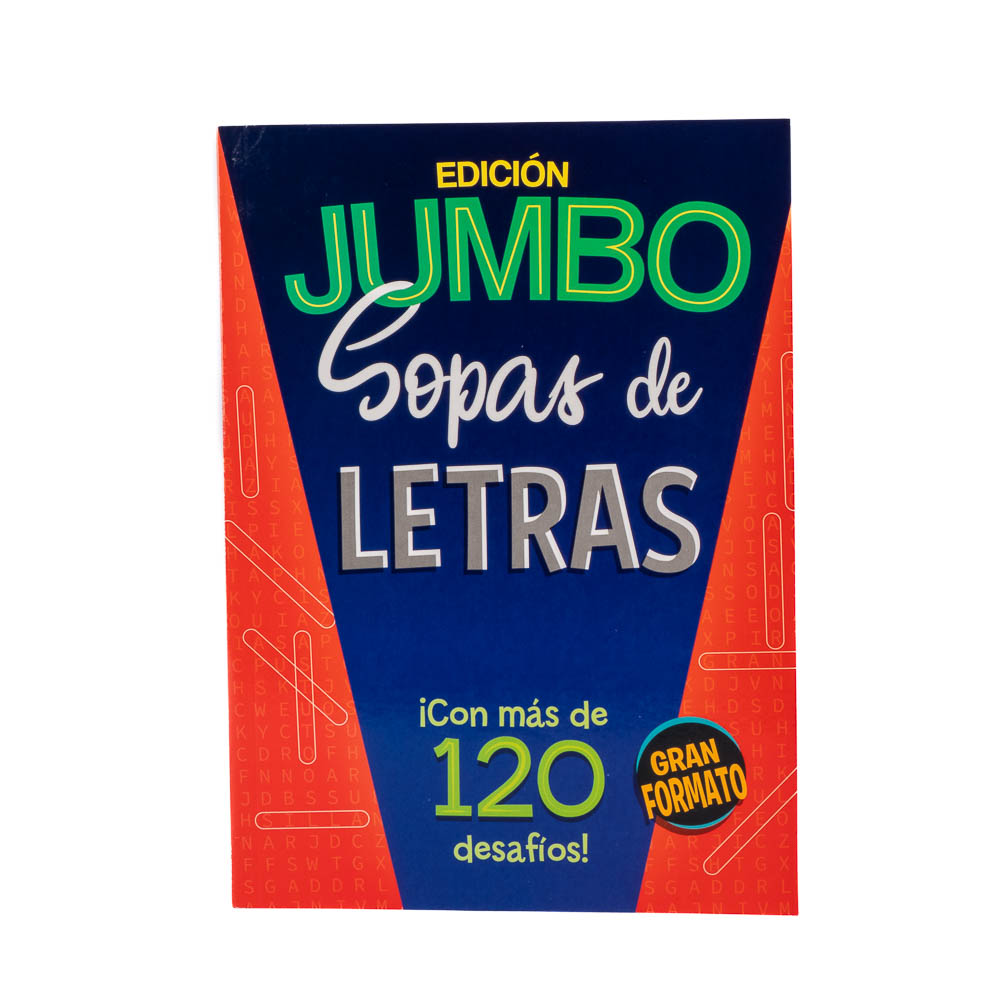 Libro sopa letras visión jumbo gran formato 320pag