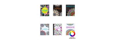 Libro colorear mandalas surtido
