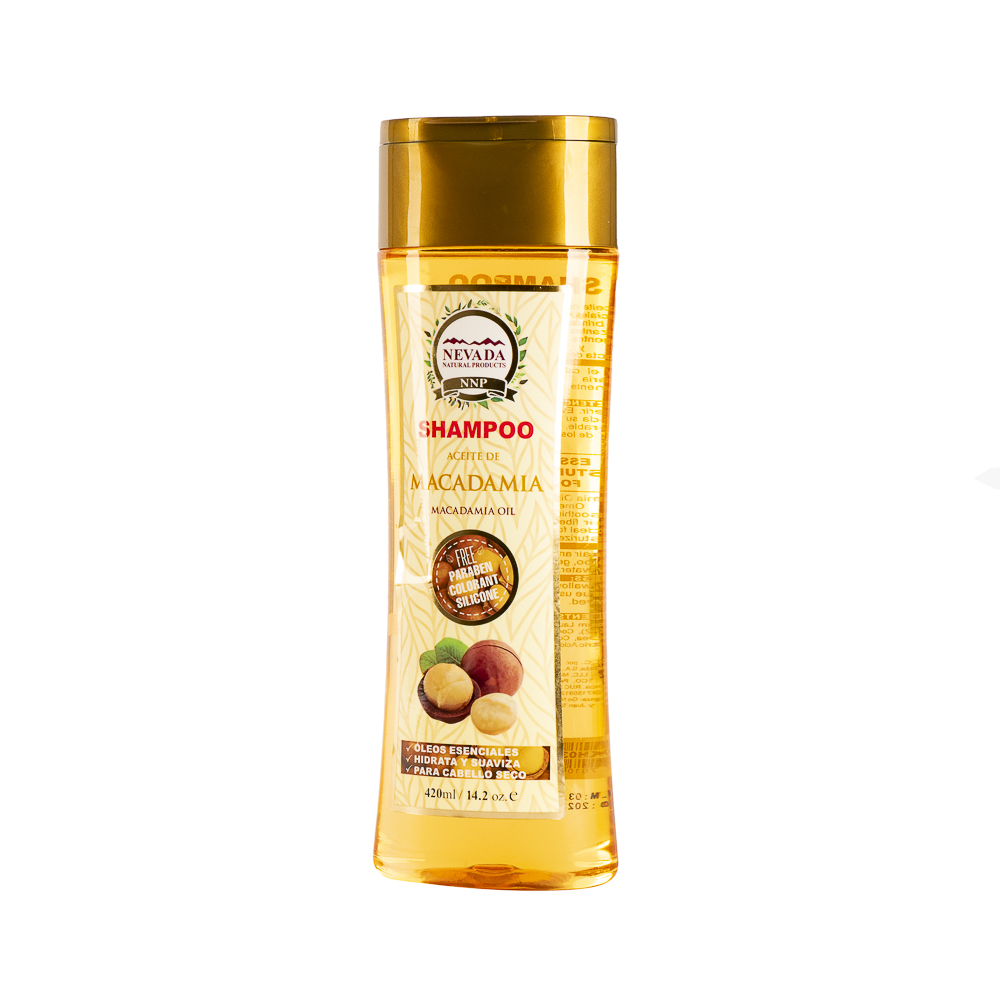 Shampoo aceite macadamia 420ml marrón