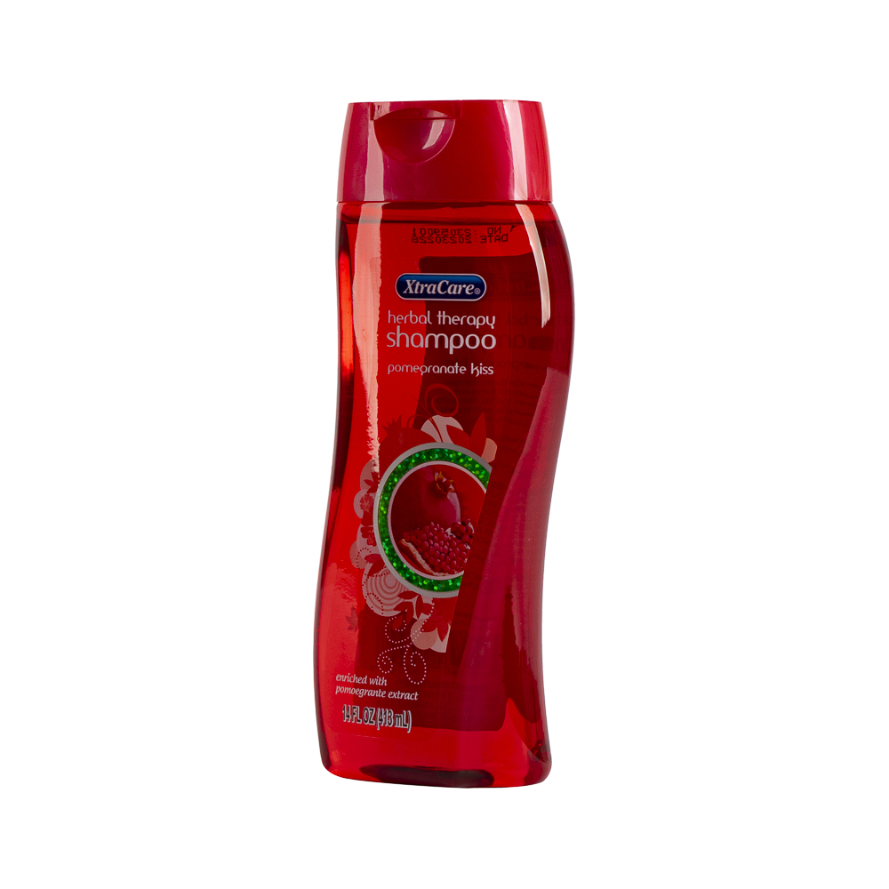 Shampoo pomegranate Kiss 413ml rojo