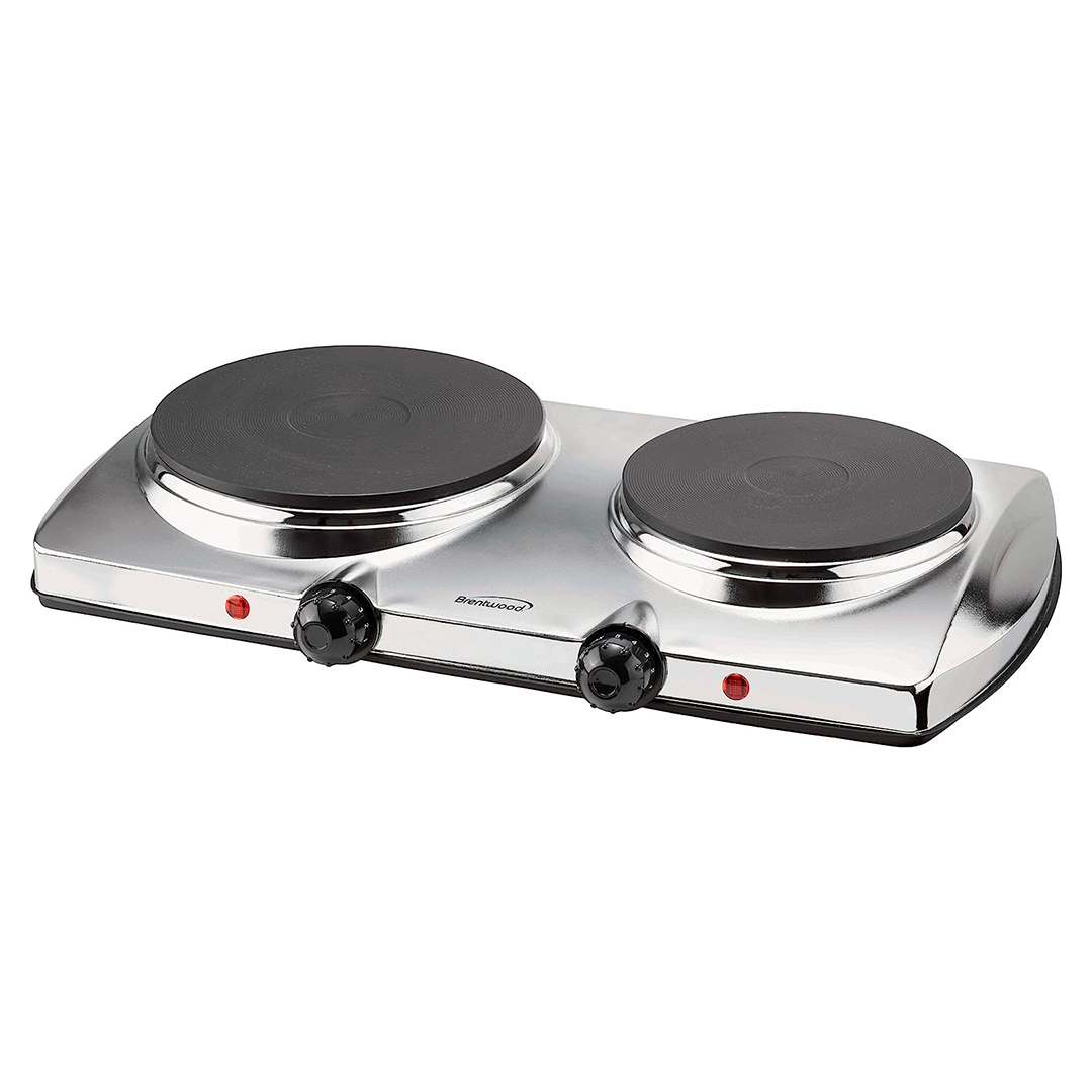 Plantilla eléctrica doble 1440w gris ts-372