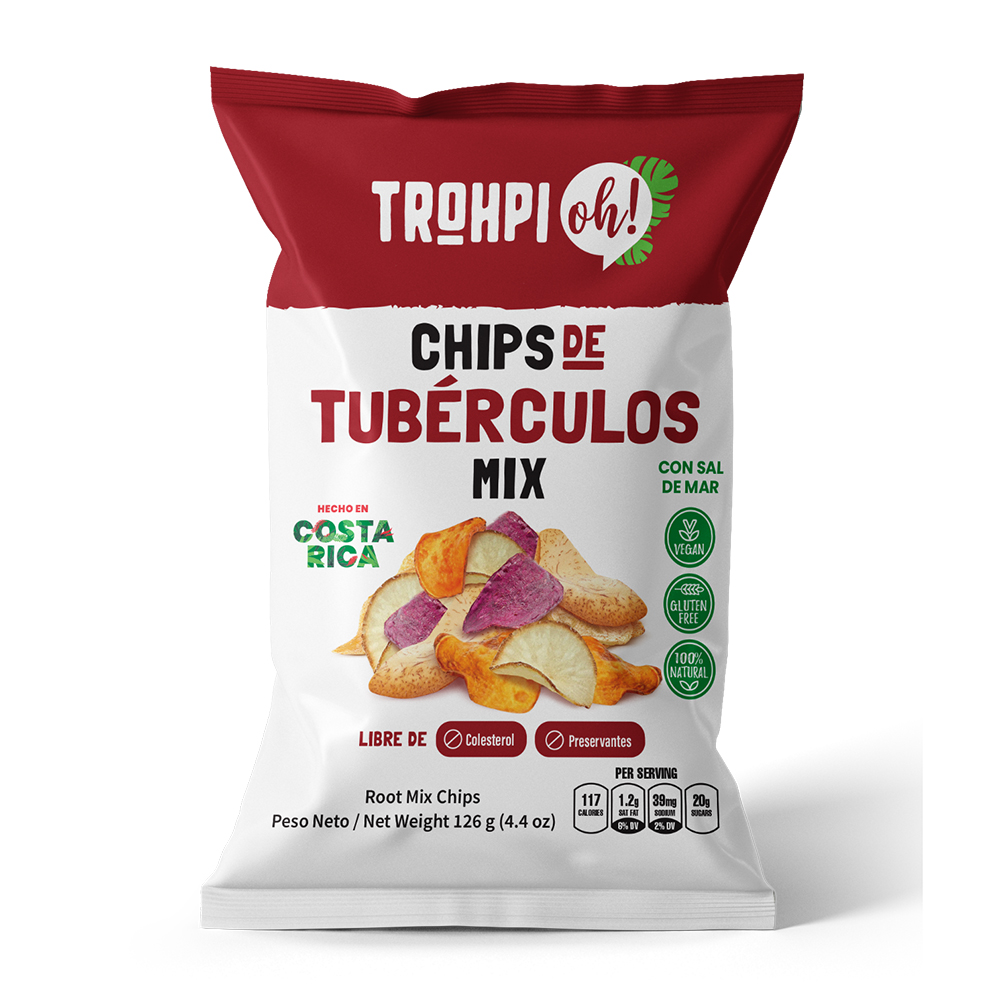 Chips mix tubérculos Trohpi 126g