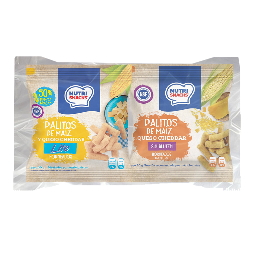 Snack Nutrisnacks Merienda Palito Mixto 6Und