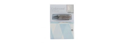 Cortina para baño estampado cuadros 13pzas