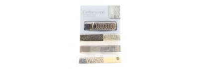 Cortina para baño estampado puntos 13pzas