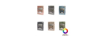 Cubrecama queen con costuras