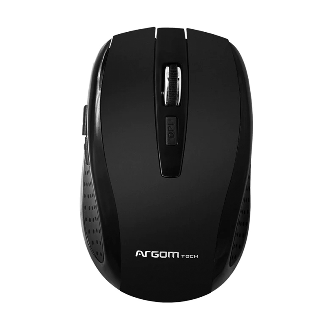 Mouse inalámbrico 1600dpi 6 botones negro