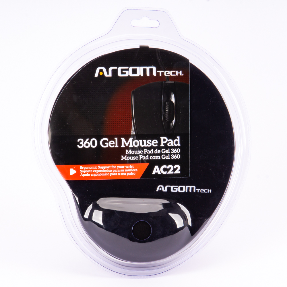 Mouse pad gel 360 negro