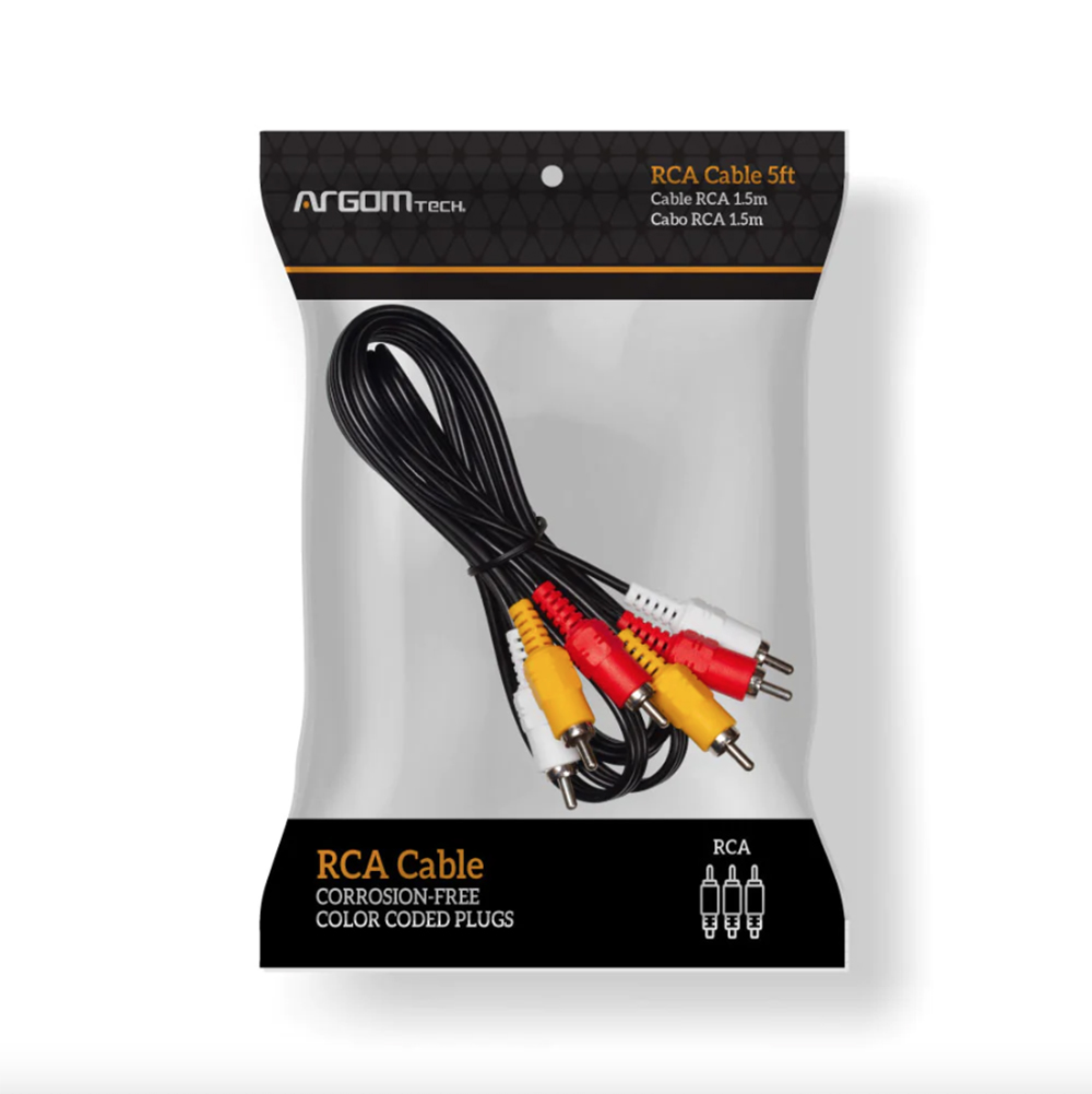 Cable Argom rca a rca 1.5m