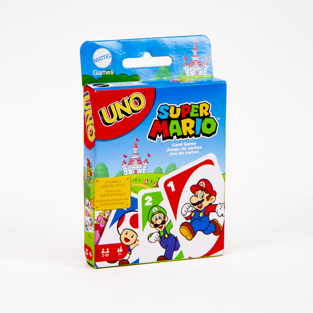 Juego mesa Uno cartas Super Mario +7a
