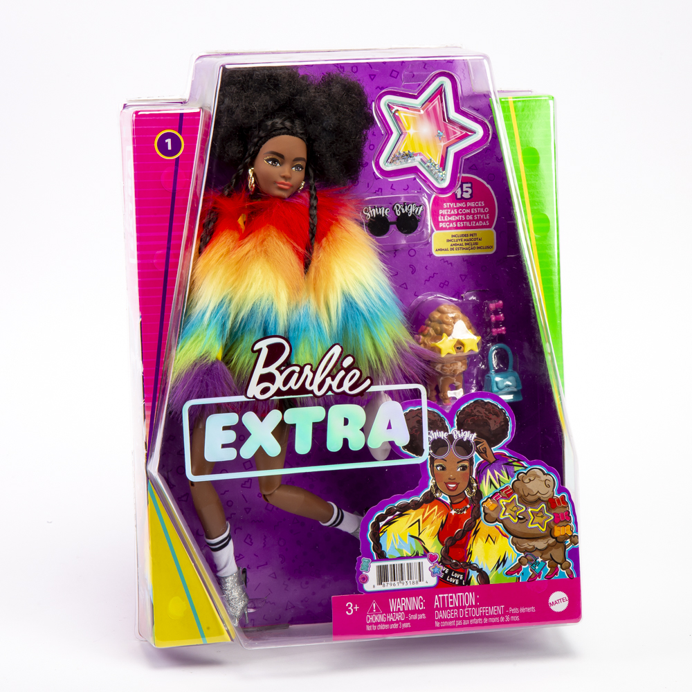 Muñeca barbie extra 15 accesorios mascota +3a