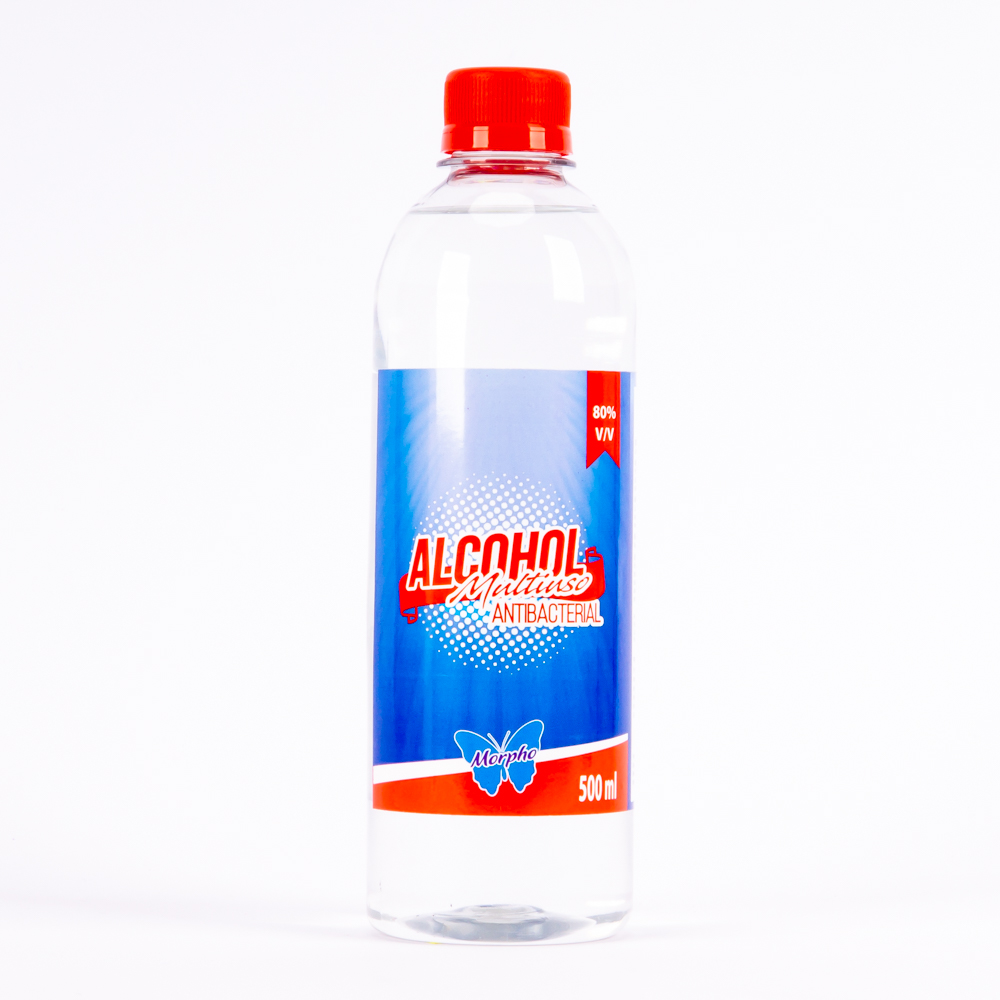 Alcohol morpho 80% tapa rosca 500ml