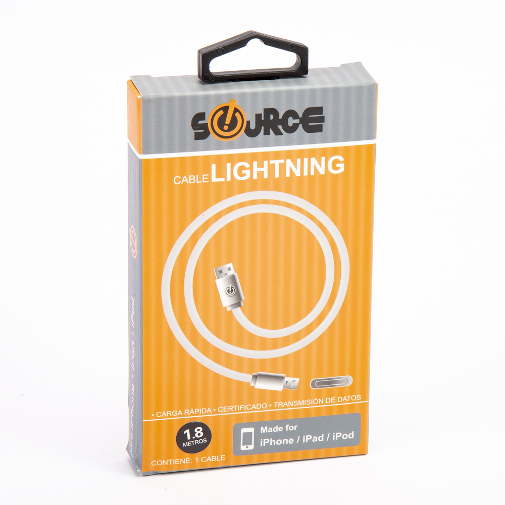 Cable source lightning 1.8m