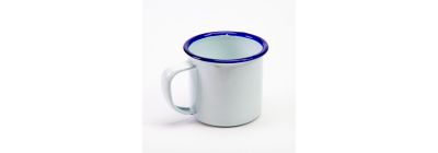 JARRA LOZA LISA BLANCA 5CM