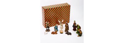 Nacimiento poliresina multicolor