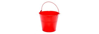 Balde metálico liso jumbo