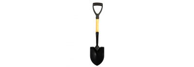 Pala metálica con mango madera 68cm