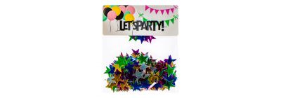 Confeti estrella brillante