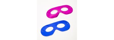 Antifaces cartón colores brillantes