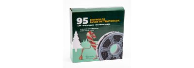 Guirnalda luz led multicolor 95 metros 480 luces