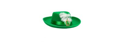 Sombrero irlandés con pluma