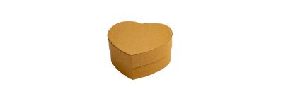 Caja regalo cartón corazón 11.5x10x5.2cm pequeño