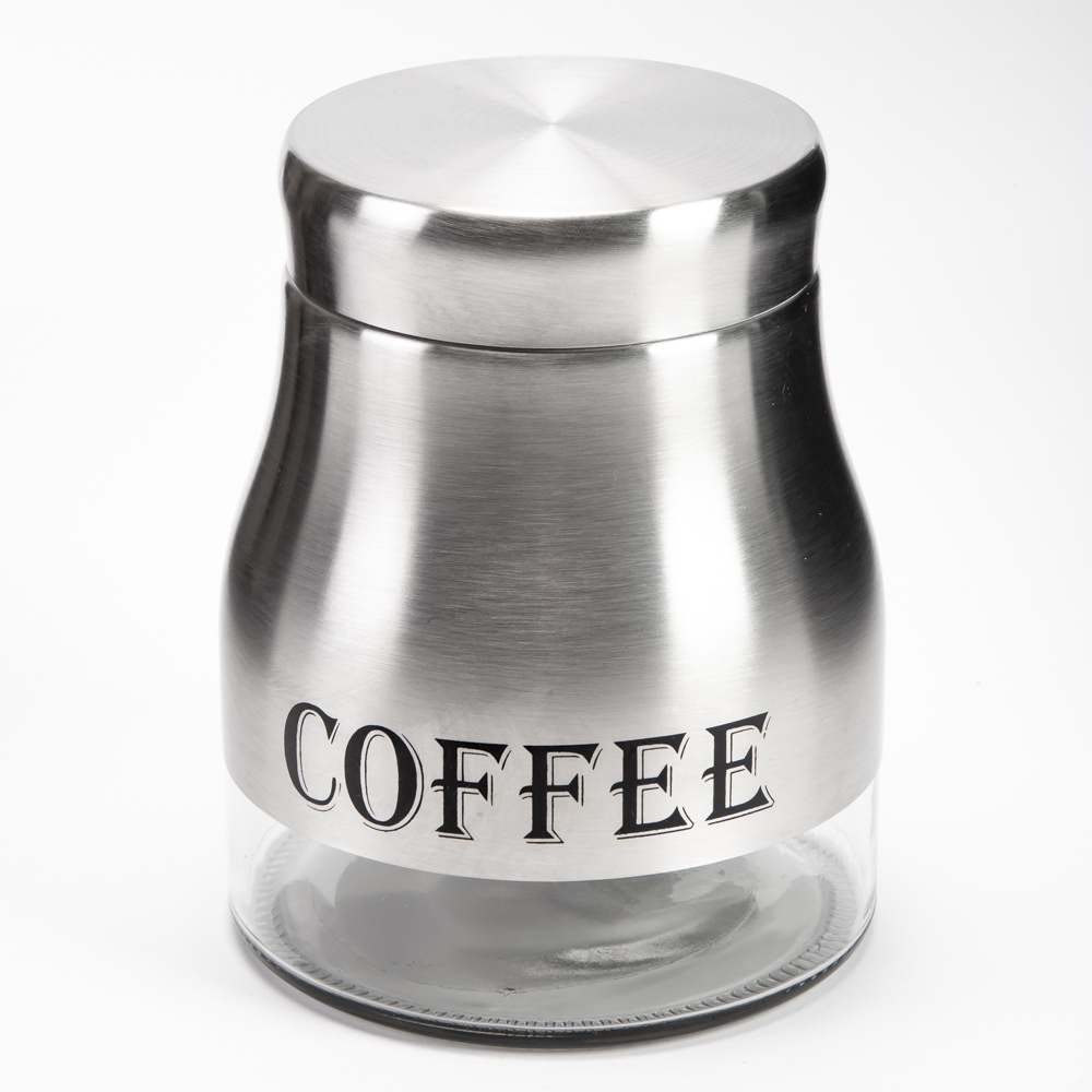 Recipiente vidrio acero coffee 0.85l