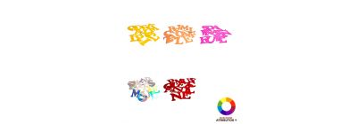 Letrero feliz cumpleaños tornasol