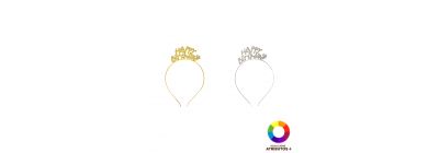 Tiara metálica cumpleaños