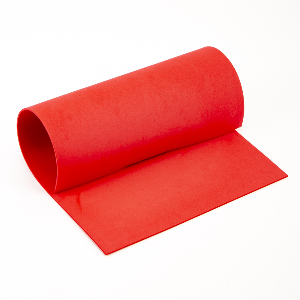 FOAM LISO ROJO 20X30CM PAQUETE DE 10 UNIDADES